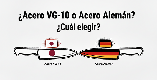 Acero Alemán 1.4116 vs. Japonés VG-10: ¿Cuál es la diferencia?